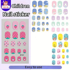 Kids' Cartoon Nail Art Stickers Waterproof DIY Decoration