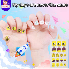 Kids' Cartoon Nail Art Stickers Waterproof DIY Decoration