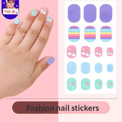 Kids' Cartoon Nail Art Stickers Waterproof DIY Decoration