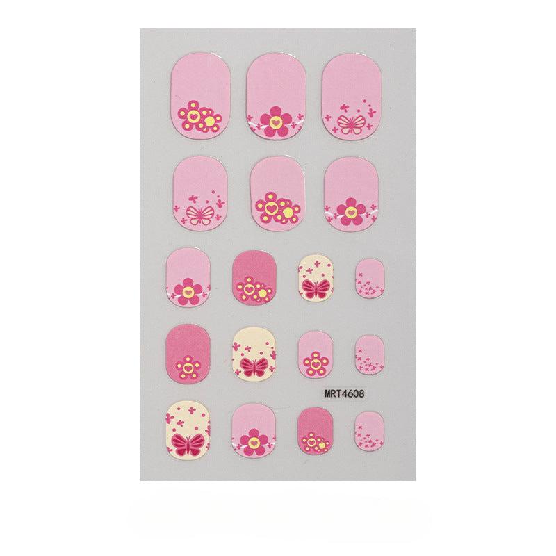 Kids' Cartoon Nail Art Stickers Waterproof DIY Decoration