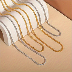 Glitter Necklace Clavicle Chain Party Jewelry Christmas Gift
