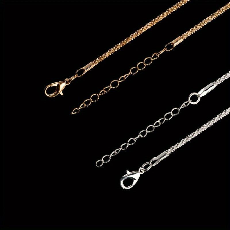 Glitter Necklace Clavicle Chain Party Jewelry Christmas Gift