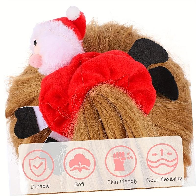 Snowflake Hair Hoop Ponytail Braid Christmas Accessory