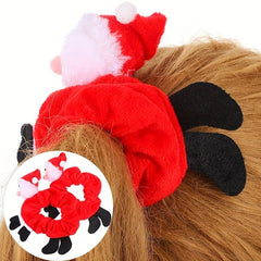 Snowflake Hair Hoop Ponytail Braid Christmas Accessory