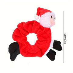 Snowflake Hair Hoop Ponytail Braid Christmas Accessory