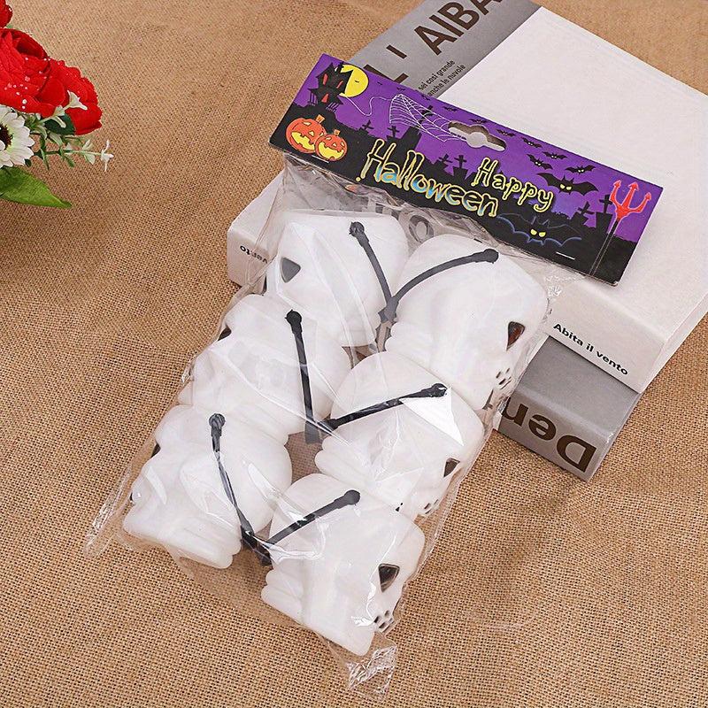 6pcs Halloween Candy Buckets Portable Basket Kids Toy Trick Or Treat Bucket
