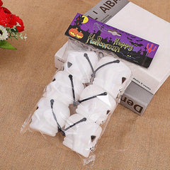 6pcs Halloween Candy Buckets Portable Basket Kids Toy Trick Or Treat Bucket