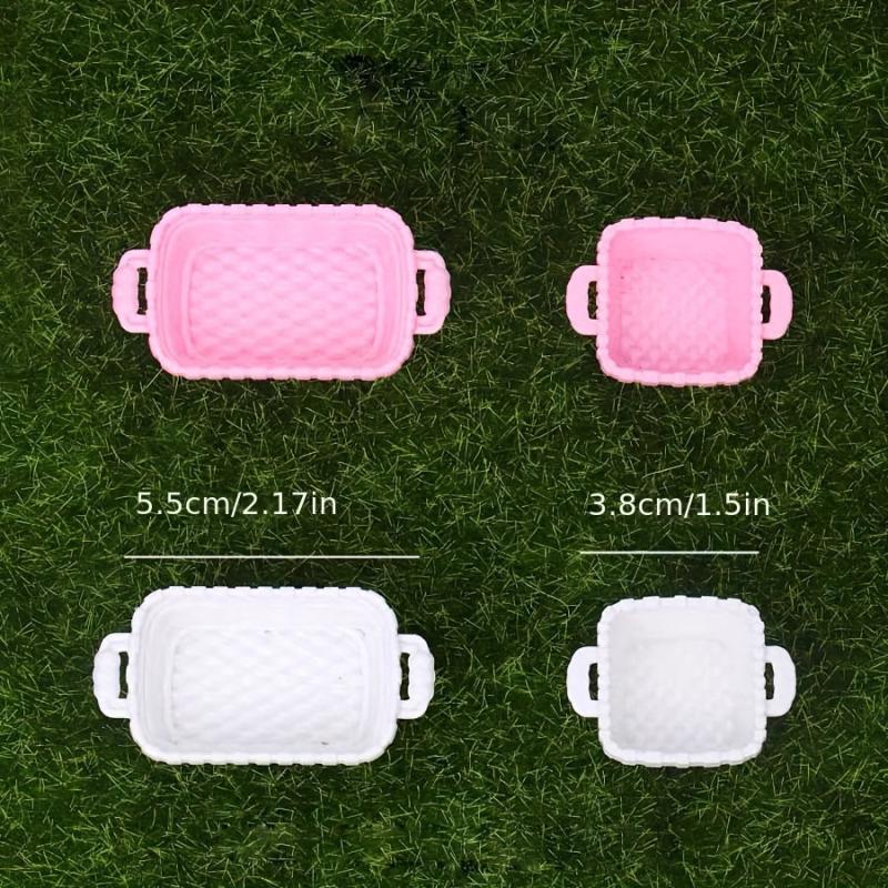 4pcs Storage Basket 6pcs Carrot Kitchen Toy Doll House Simulation Object