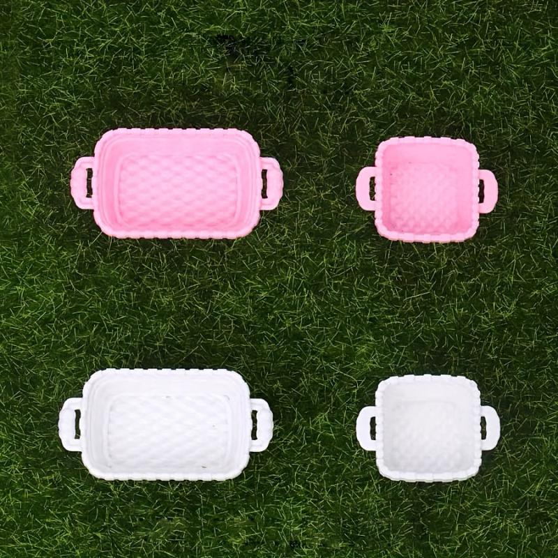 4pcs Storage Basket 6pcs Carrot Kitchen Toy Doll House Simulation Object