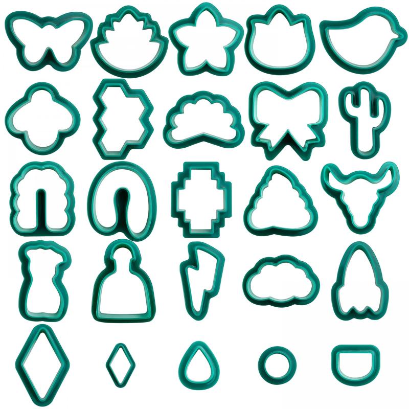 25Pcs Clay Cutters Set for Craft Decoration