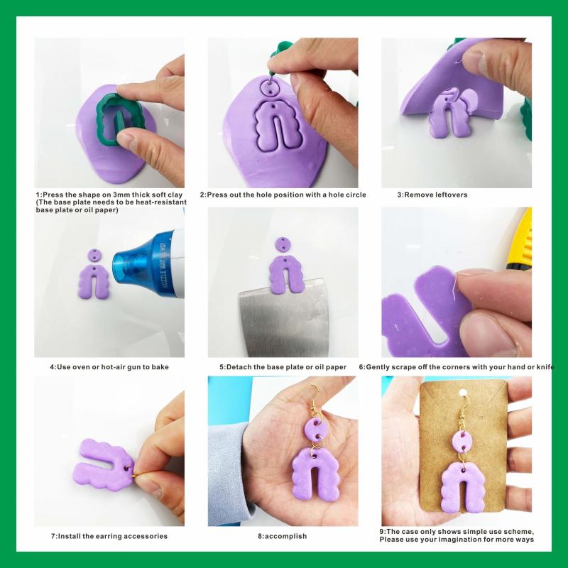 25Pcs Clay Cutters Set for Craft Decoration