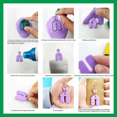 25Pcs Clay Cutters Set for Craft Decoration