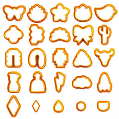 25Pcs Clay Cutters Set for Craft Decoration