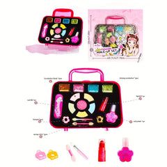 Cartoon Girl Tote Bag Cosmetics Set - 18 Pieces