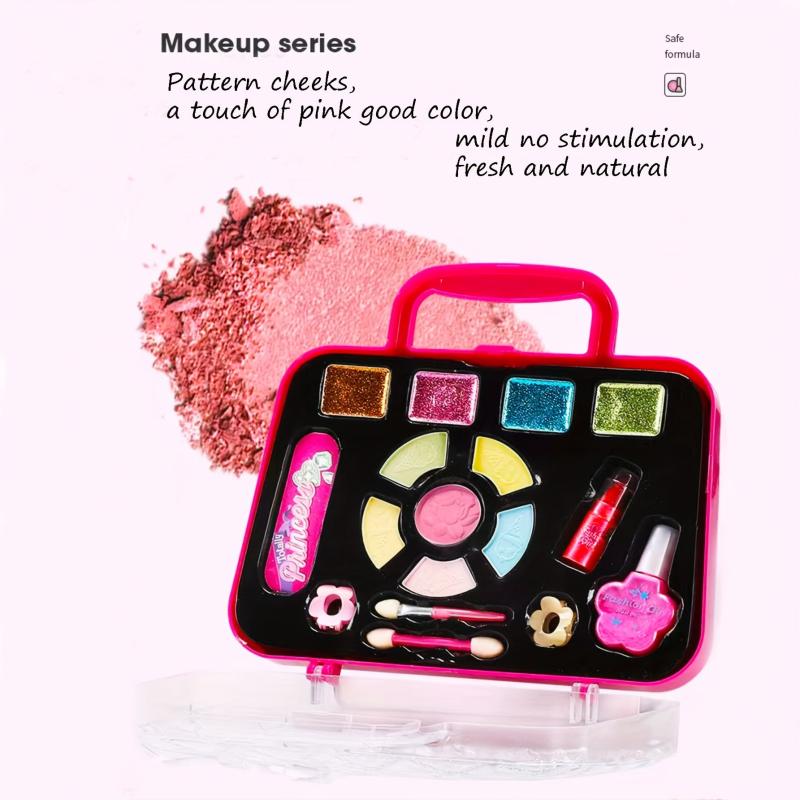 Cartoon Girl Tote Bag Cosmetics Set - 18 Pieces