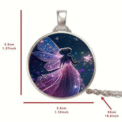 Cartoon Fairy Bead Pendant Necklace - Gift for Special Occasions