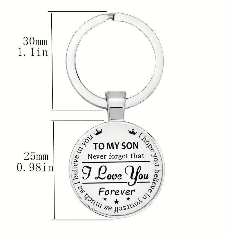 English Keychain Banquet Jewelry Couples Holiday Party Anniversary Gift