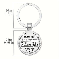 English Keychain Banquet Jewelry Couples Holiday Party Anniversary Gift