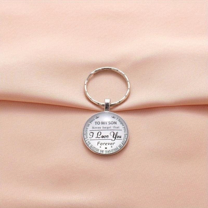 English Keychain Banquet Jewelry Couples Holiday Party Anniversary Gift