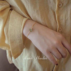 Natural Transfer Bead Bracelet Small Minority Retro