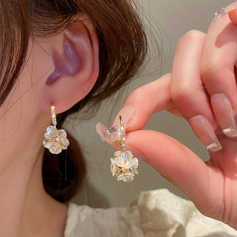 Bouquet Earrings For Women Jewelry For Birthday Parties Wedding Banquets