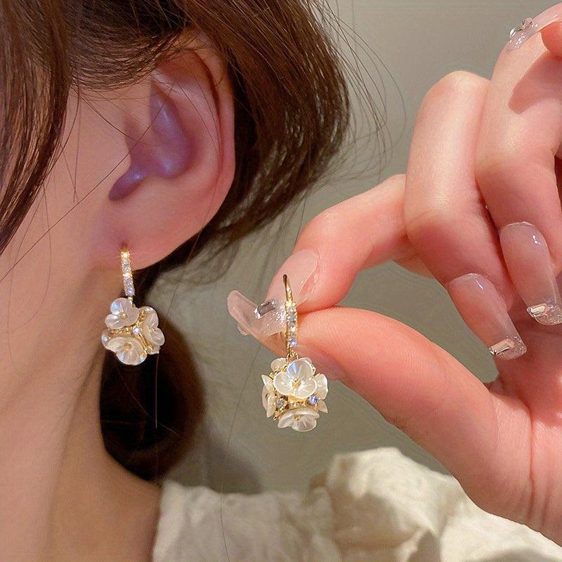 Bouquet Earrings For Women Jewelry For Birthday Parties Wedding Banquets