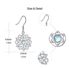 Lotus Earrings for Women - Birthday & Christmas Gift