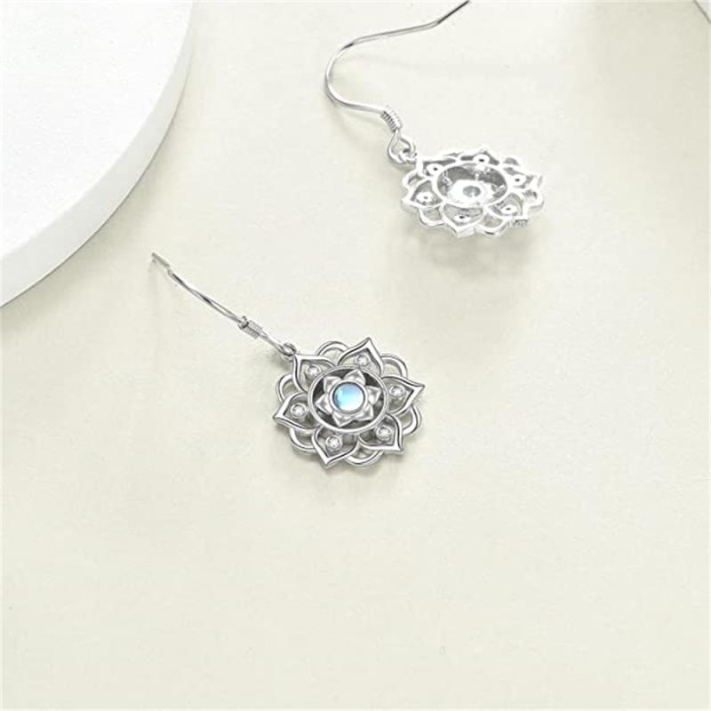 Lotus Earrings for Women - Birthday & Christmas Gift