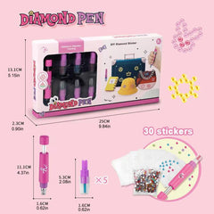 Kids DIY Toy Set: Drill Machine with 120 Diamonds