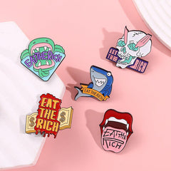 Creative Cartoon Jewelry Brooch for Fun Outfits