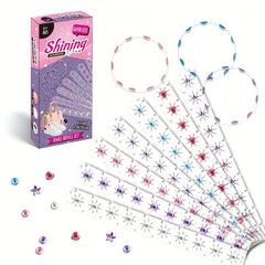 Magic Stickers Drill Machine Makeup Hair Accessories Stickers Toys