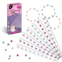 Magic Stickers Drill Machine Makeup Hair Accessories Stickers Toys