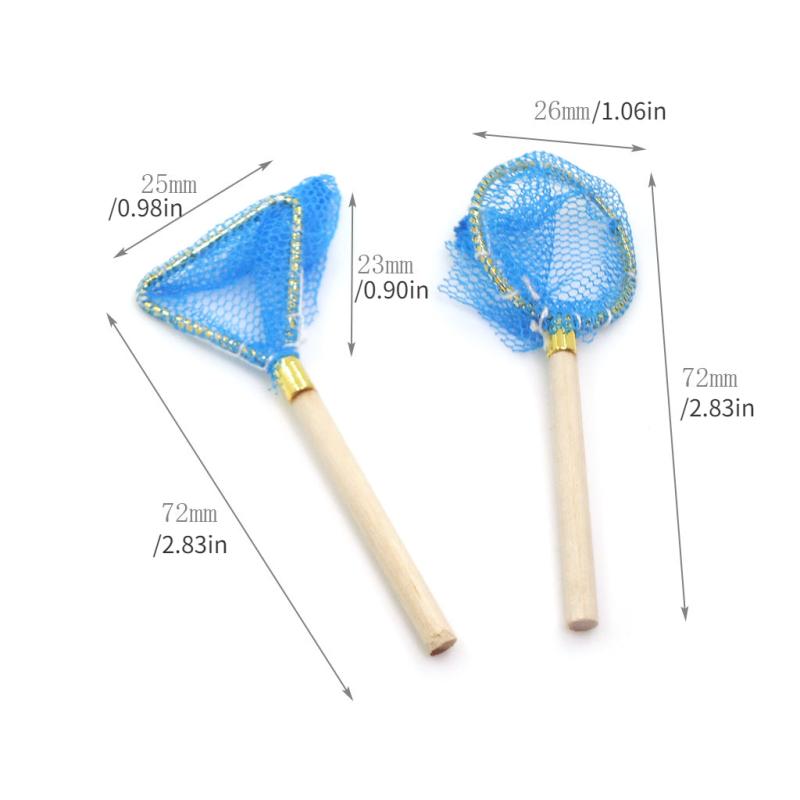 1:12 Dollhouse Mini Fishing Tools Set Model Life Scene Simulation