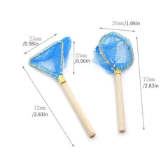 1:12 Dollhouse Mini Fishing Tools Set Model Life Scene Simulation