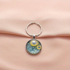Sunflower Keychain Banquet Jewelry Gift For Boys Girls