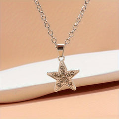 Pentagram Pendant Necklace Party Jewelry Birthday Gift