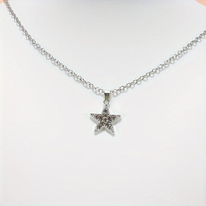 Pentagram Pendant Necklace Party Jewelry Birthday Gift