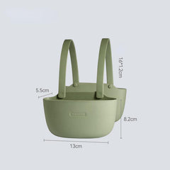 Draining Rack Hanging Basket Sink Storage Single Double Draining Hanging Bag
