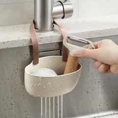 Draining Rack Hanging Basket Sink Storage Single Double Draining Hanging Bag