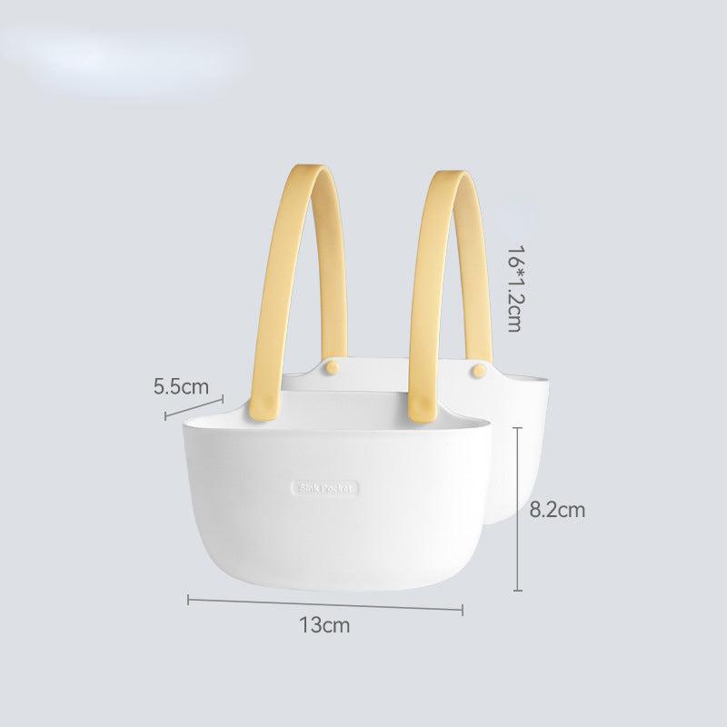 Draining Rack Hanging Basket Sink Storage Single Double Draining Hanging Bag