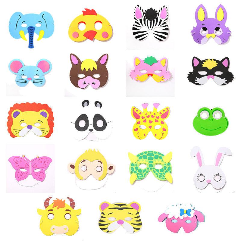 Animal Masks Party Favors For Kids Dress Up Set With 24 Different Types