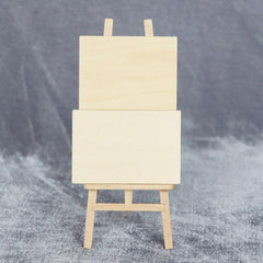 1:12 Dollhouse Mini Furniture Wooden Easel Palette Set