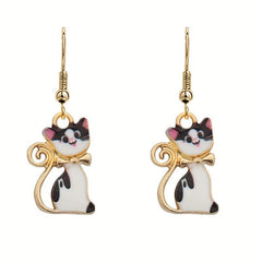 Funny Cat Earrings Versatile Ear Hooks