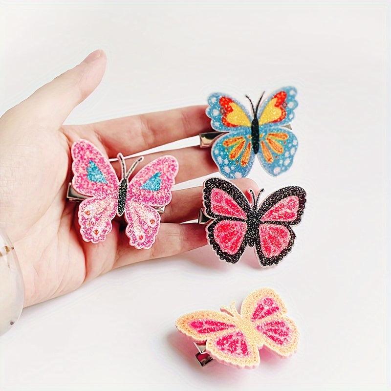 Butterfly Hair Clip Side Duckbill Clip Fresh Girl Hair Accessory