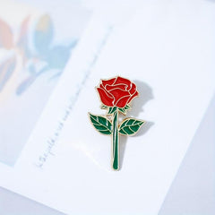 Japanese Rose Flower Brooch Creative Bag Accessory for Friends