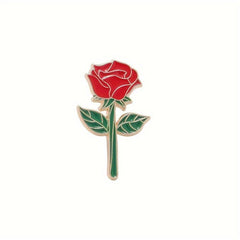Japanese Rose Flower Brooch Creative Bag Accessory for Friends