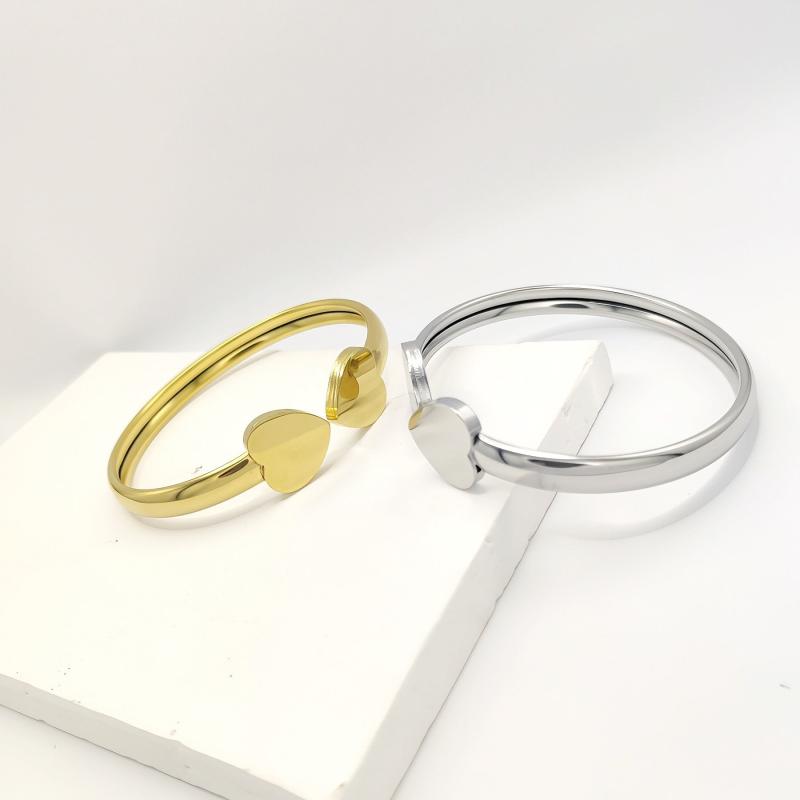 Vintage Chinese Style Stainless Steel Bangle