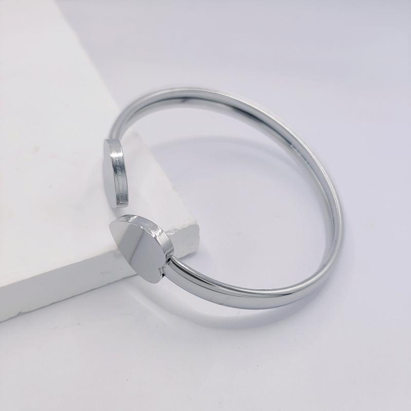 Vintage Chinese Style Stainless Steel Bangle
