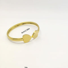 Vintage Chinese Style Stainless Steel Bangle