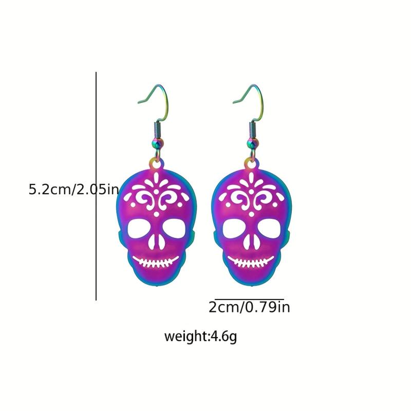 Halloween Funny Dangle Earrings Cartoon Drop Stud Gift Girls Spooky